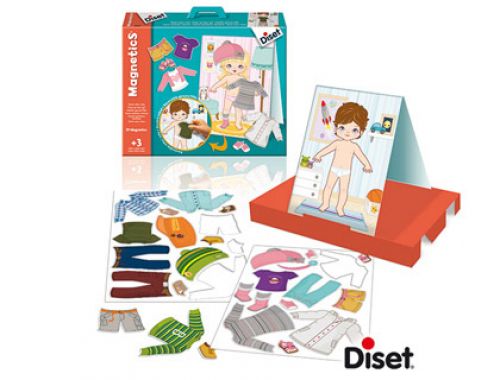 Jogo diset didatico magnetics vestir menino - menina , Diset , 75454 , 8410446632468